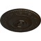Ekena Millwork Neuveau Ceiling Medallion (Fits Canopies up to 6 3/8"), Hand-Painted Stone Hearth, 24 1/4"OD x 2"P CM24NASHF - alternate 2